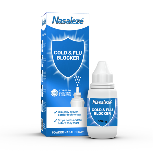 Nasaleze Cold And Flue Blocker 800 mg Powder Spray